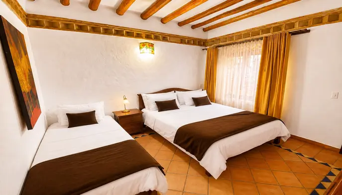 Triple – Cama Doble + Cama Sencilla